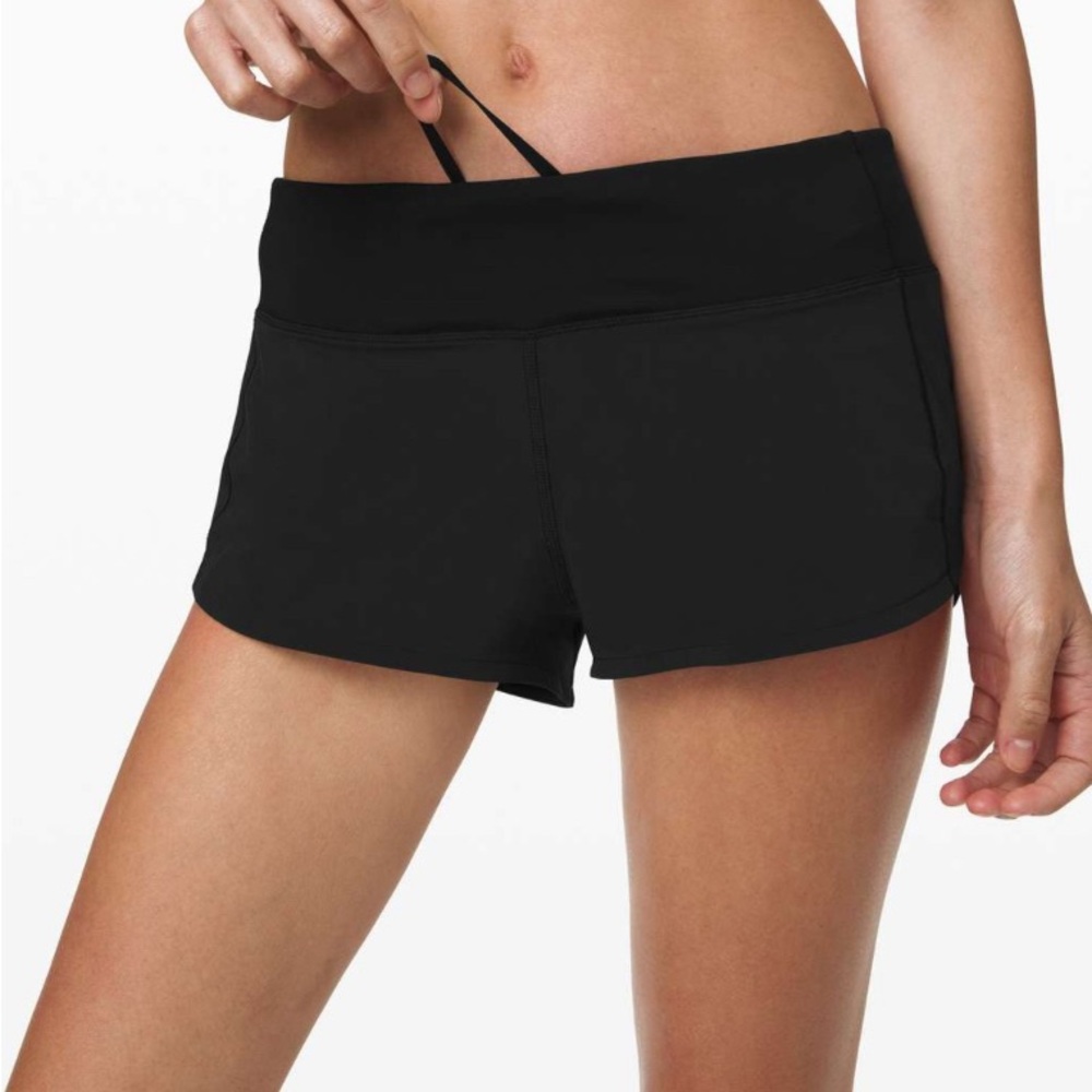 Lululemon Speed Up Short *2.5" Black- Size 12